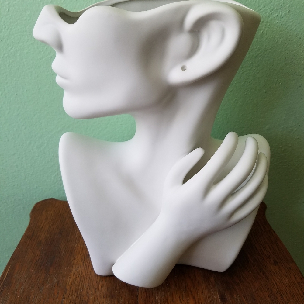Lady Head Vase Planter